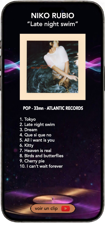 Niko Rubio late night swim album pop