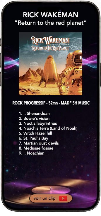 Rick Wakeman album rock progressif Return to the red planet