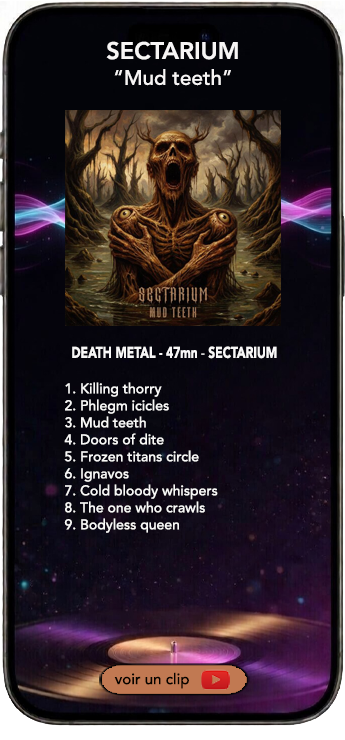 Sectarium album death doom metal Mud Teeth