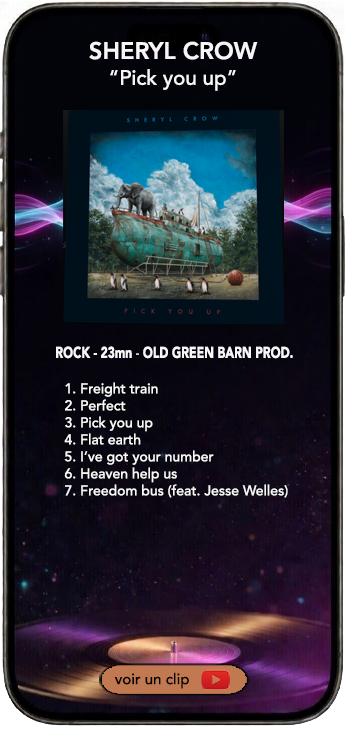 Sheryl Crow album roots rock Pick You Up