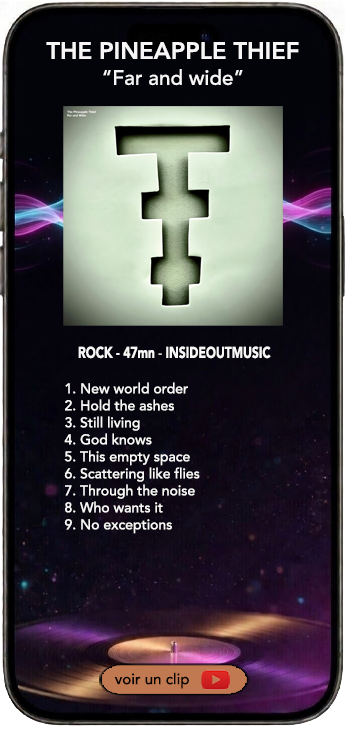 The Pineapple Thief album rock Far and wide