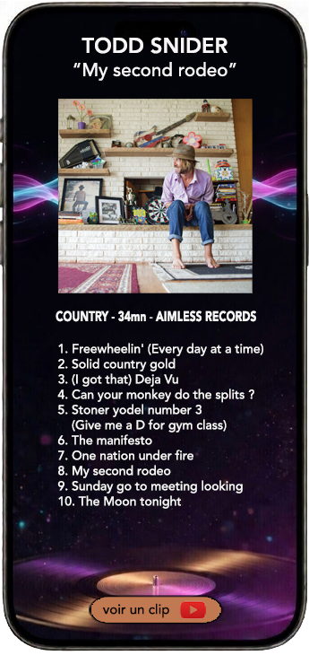 Todd Snider album country my second rodeo
