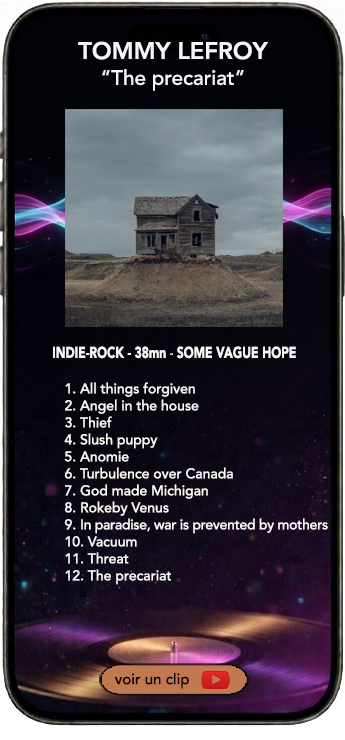 Tommy Lefroy album indie rock The Precariat