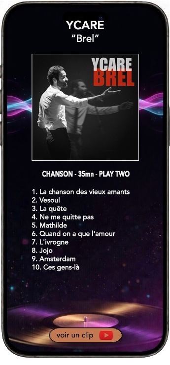 Ycare album reprises Brel