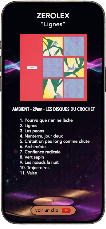 Zerolex album electro ambient Lignes